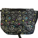 Yak Pak Crossbody Messenger Bag Peace Signs Multicolored Waterproof Canvas Hippy. Fixed Price $24.98.