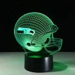 Seattle Seahawks Led Light Lamp Collectible Russell Wilson Home Decor Gift. Fixed Price $59.99.