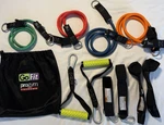 Gofit Progym Extreme Resistance Band Set 10PC W/ Handles Door Anchor Bag. Fixed Price $20.98.
