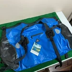 Haimont Large Waterproof Duffel Backpack Roll-top Heavy Duty Dry 60L, Blue. Fixed Price $49.99.