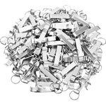 Boao 150 Pieces Metal Bottle Opener Split Ring Keychain Bulk Silver. Fixed Price $34.52.