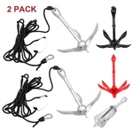 Kayak Anchor Kit 1.5LB/3.3LB/5.5LB/7.05LB Paddle Board W/ 26.2 Ft Rope&buoy (2). Fixed Price $62.50.
