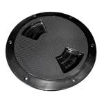 Sea-dog Quarter-turn Textured Deck Plate W/internal Collar Black 5" 33635.... Fixed Price $23.37.