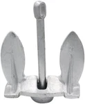 Marinenow Silver Painted Cast Iron Navy Anchor. Fixed Price $94.99.