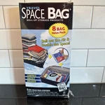 New Original Space Travel Compression Seal Roll Up Storage Bags 8 Value Pack. Fixed Price $18.97.