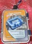 Outdoor Products Waterproof Small Watertight Box 840ML Clear Blue. Fixed Price $30.00.