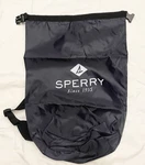 New Sperry Waterproof Backpack Carry Bag W/straps 21" X 16" Navy Blue White. Fixed Price $14.99.