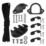 Kayak Anchor Trolley Kit Mounting Hardware For Canoe Boats Water Sports. Fixed Price $25.59.