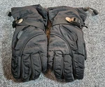 Men's Head Outlast Waterproof Ski Snowboard Gloves Black Size Pockets On Top. Fixed Price $12.99.