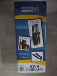 Suspenz 6 Pack Paddle Rack Black, 14". Fixed Price $28.00.