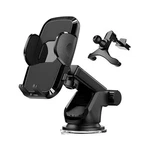 Osilly Car Phone Holder, 3 1 Auto Dashboard Windshield Air Vent Cell Black. Fixed Price $13.11.