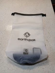 Earth Pak Waterproof Dry Bag 10L Roll Top Compression Backpack Hiking Clear. Fixed Price $14.00.