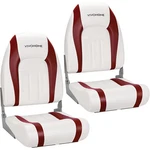 2-PACK Boat Seats High Back Folding Fishing Captain Chairs Sponge Padding. Fixed Price $104.95.
