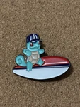 Seattle Mariners Pok Mon Squirrel Surf Board Enamel Pin. Fixed Price $25.00.