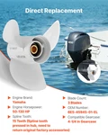 Outboard Propeller, Oem Parts No. 6E5-45945-01-EL. Fixed Price $76.34.