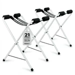 Folding Kayak Stands 21" Tall, No Assembly, Heavy Duty Aluminum, Portable K.... Fixed Price $117.28.
