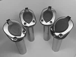 Marine Boat Pieces Ss 304 Fishing Rod Holder 9.5" Flush Mount Pvc Cap. Fixed Price $75.95.