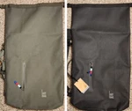 Got Bag 32L Roll Top Dry Recycled Materials Shoulder Strap Black Green Nwt. Fixed Price $55.95.
