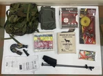 Lot Various Elk/deer-related Items: Hoist, Game Bags, Call, Scent Tubes, Bipod. Fixed Price $24.99.