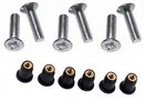 M5 Neoprene Well Nut With 25MM Marine Grade Stainless Steel Machine Screw .... Fixed Price $13.06.