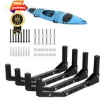 Walmann Kayak Storage Rack, Wall Mount Hooks For Garage Large, Black. Fixed Price $82.98.