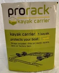 Prorack Kayak Carrier - Roof For One New, Open Box. Fixed Price $29.75.