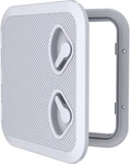 Marine Boat Deck Rectangular Access Hatch - White/black, Lock And Key/regular. Fixed Price $73.99.