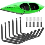 Walmann Kayak Storage Rack, Wall Mount Hooks For Large, Black-pack Of 6. Fixed Price $46.90.