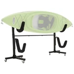 Elevate Outdoor Freestanding Storage Rack For 2 Kayaks Sups, 175 Lb. Capacity. Fixed Price $119.99.