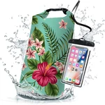 Waterproof Dry Bag,roll Top Tropical Summer Watercolor Hibiscus Small. Fixed Price $23.80.