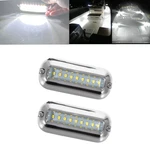 2PCS White Marine Boat LIGHTS,27 Leds Waterproof IP68 Stainless Steel Boa.... Fixed Price $37.75.