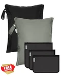 Babygoal Wet Dry Bags 2PK + 3 Clear Travel Beach Diaper Swim. Fixed Price $27.99.