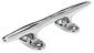 Cleat Hollow Base Yacht Chrome Plated Polished Brass Seachoice 30311 6-1/2" Boat. Fixed Price $21.95.