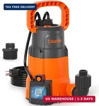 Cleartide 1/3 Hp Submersible Utility Pump, 2790 Gph High Flow, Thermoplastic Por. Fixed Price $174.61.