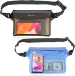 Syncwire Waterproof Pouch Bag With Adjustable Waist Strap (2 Pack). Fixed Price $19.00.