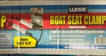 Wise Boat Seat Clamp Ideal For Jon Benches Adjustable 8 To 20 Inches. Fixed Price $44.00.