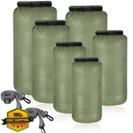 Shappy 6PC Waterproof Dry Bag Set Ultralight Stuff Sack Camping Hiking. Fixed Price $44.99.