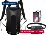 Freegrace Waterproof Dry Bag Set 3 - Submersible Sack With Double Zip Loc. Fixed Price $42.17.