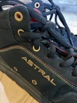 Astral Mens Water Shoes Size 10 Black With Red/yellow/green Stitching. Fixed Price $55.00.