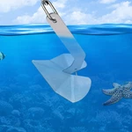 Silver Boat Anchor Triangle Plow 43 Lbs 316 Stainless Steel New Us. Fixed Price $263.67.