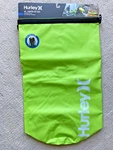 Hurley 30L Camping Dry Bag Lime Green Packable Waterproof Gear Nwt. Fixed Price $16.00.