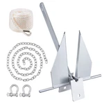 Vevor Fluke Anchor 8.5 Lbs Galvanized Steel Boat Chain Rop Two Shackles. Fixed Price $65.99.