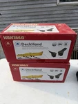 Yakima Deckhand Roof Mounted Boat Rack For Vehicles 2 Pair Used Good Shape. Fixed Price $195.99.