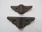 Pair Wilcox Crittenden Bronze Oar Lock Top Mounts Row Boat (C2.5A315D). Fixed Price $24.99.