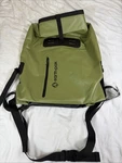 Earth Pak Waterproof Backpack - Heavy Duty Hiking 55L /olive/new, Unused!. Fixed Price $45.15.
