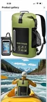 Hualonger Dry Bag Backpack 20L/30L/40L- Roll Top With Waterproof Phone Case. Fixed Price $29.95.