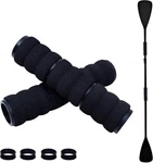 KAYAK-PADDLE-GRIPS-2-PACK No-slip Oar-grip Fit For 30MM Paddle, Black/black. Fixed Price $19.41.