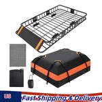 Universal Roof Rack Cargo Carrier Basket 64X39X6 In Top Luggage Holder Bag. Fixed Price $195.99.