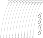 12 Pcs Lanyard Safety Rope,yucool 2MM 316 Stainless Steel With 4 Hoist. Fixed Price $17.99.