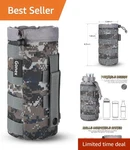 Durable Drawstring Water Bottle Pouch With Molle System - Outdoor Essential Gear. Fixed Price $16.19.